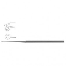 Buck Ear Curette Fig. 3 - Angled - Blunt Stainless Steel, 17 cm - 6 3/4" 